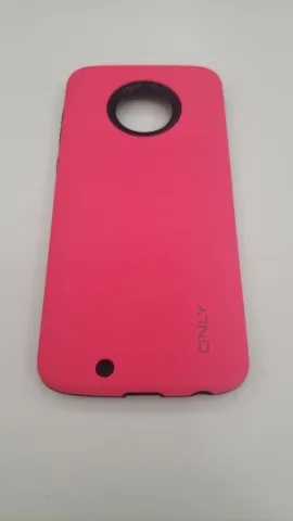 TPU MOTOMO TEXTURA MOD57E MOTO G7 fucsia