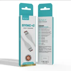 CABLE TIPO C A TIPO C MODO-141 SYNC-C - XAEA- BLANCO
