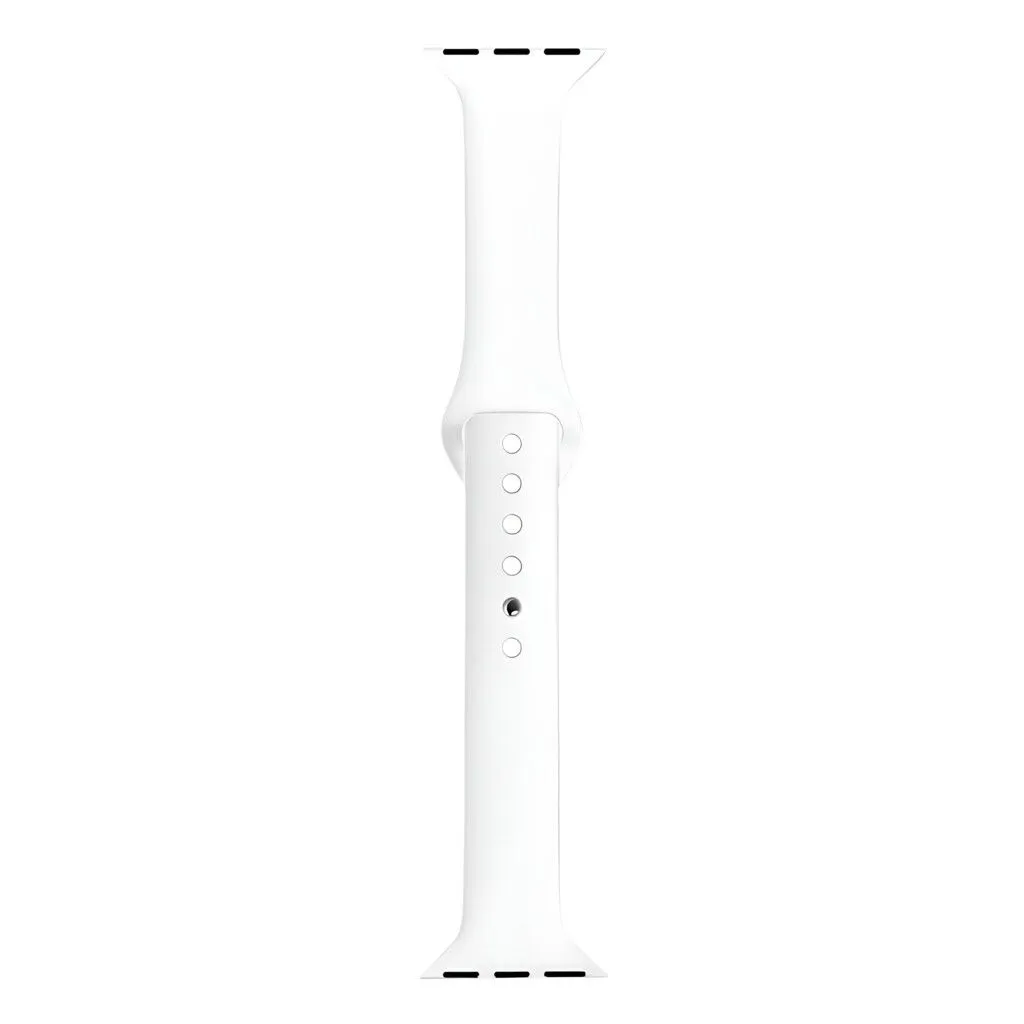 MALLA RELOJ MODS-752 SILICONA LISA 38 - ST - BLANCO