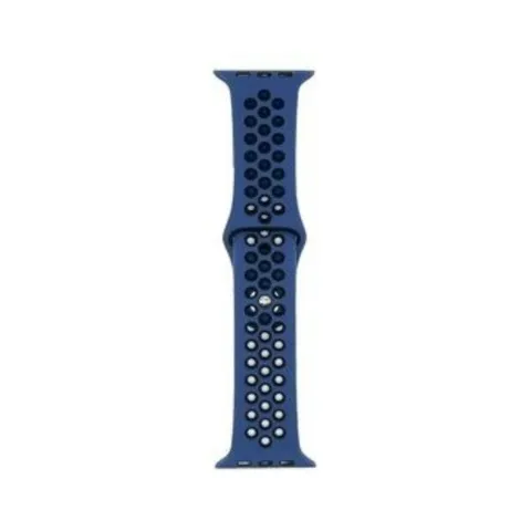 MALLA RELOJ MODS-765 SILICONA BICOLOR 42 - ST - AZUL