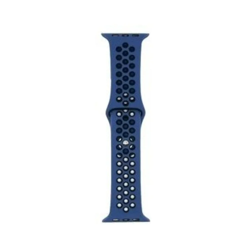 MALLA RELOJ MODS-765 SILICONA BICOLOR 42 - ST - AZUL