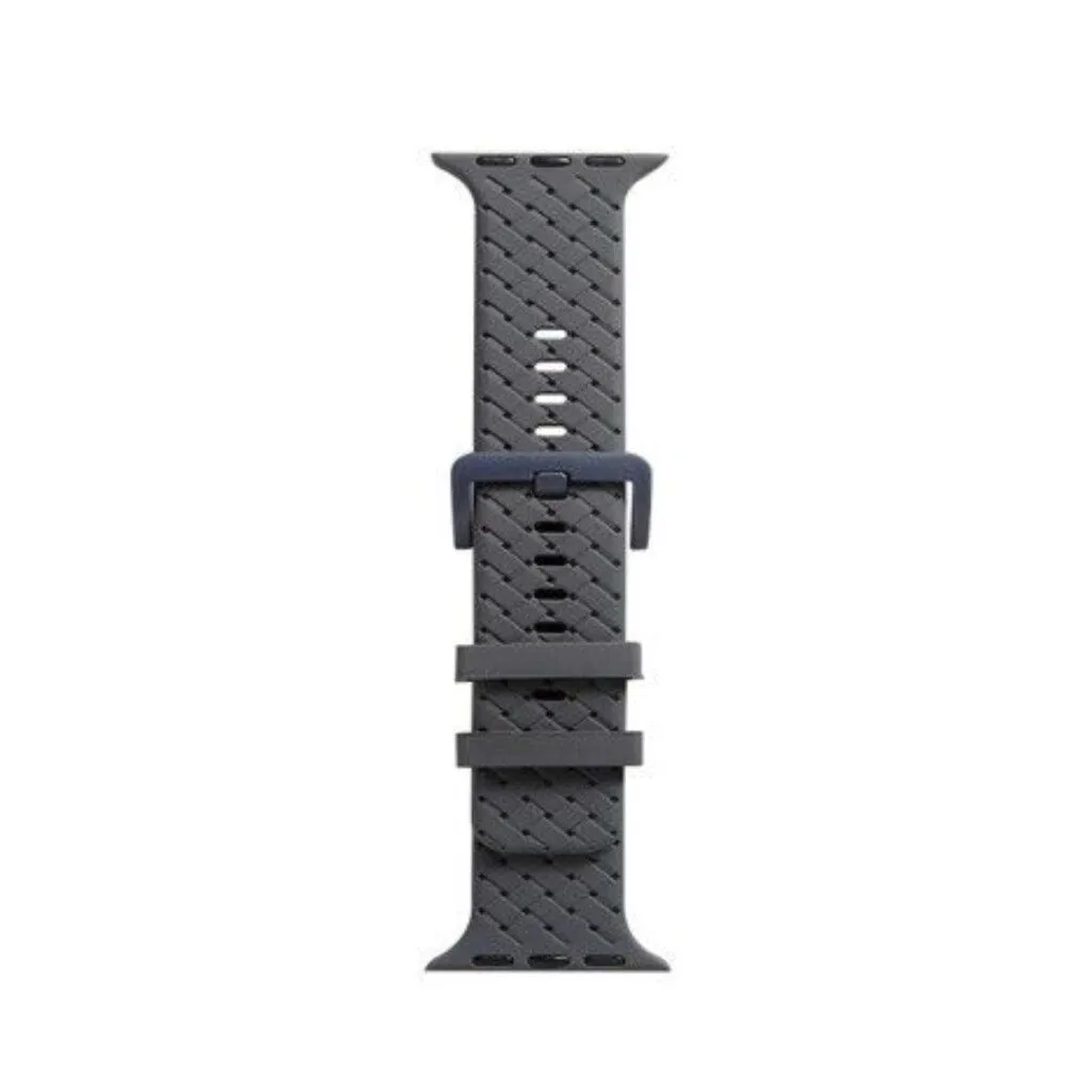 MALLA RELOJ MODS-766 SILICONA TRENZADA 38 - ST - GRIS