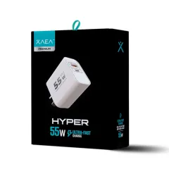ADAPTADOR-CARGADOR 220V MODX-516 HYPER - 5,4A - 1USB + 1TC - XAEA - BLANCO
