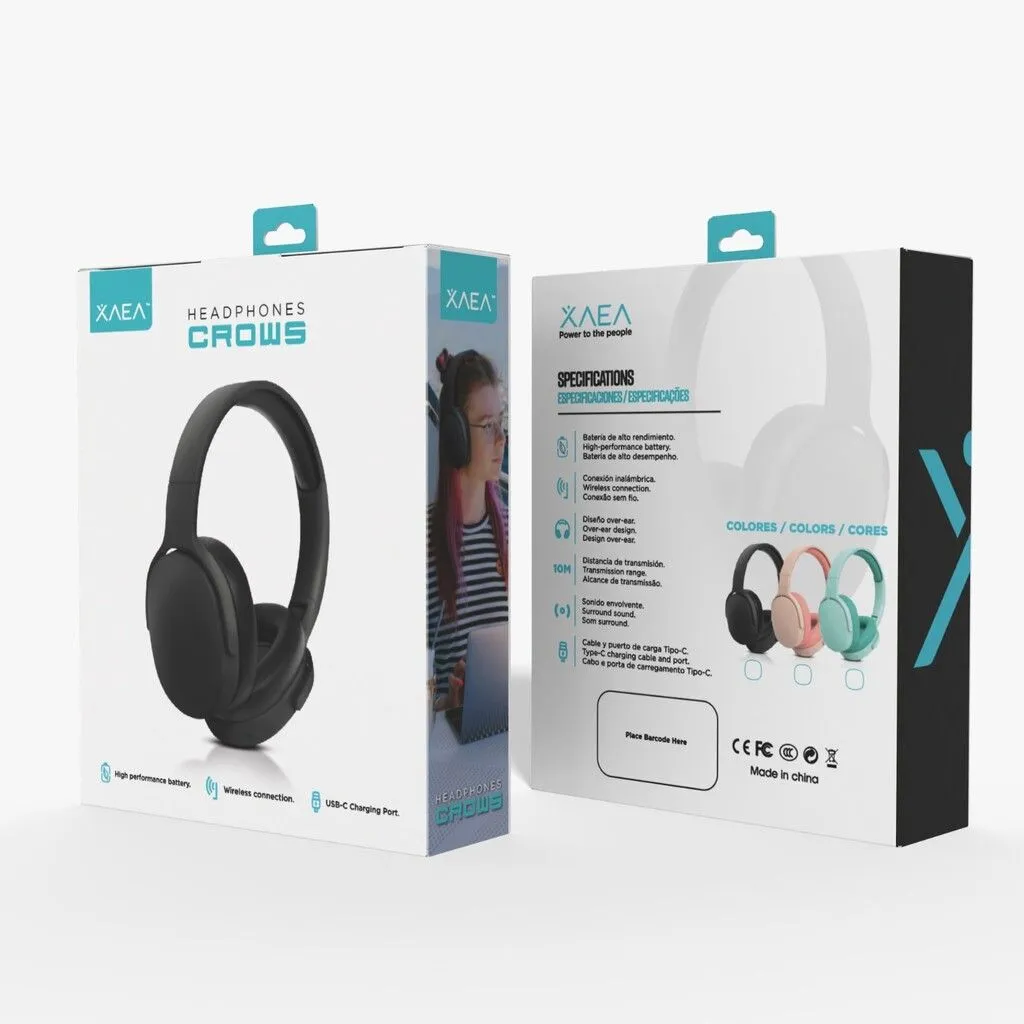 AURICULAR BT MODO-706 CROWS - NEGRO
