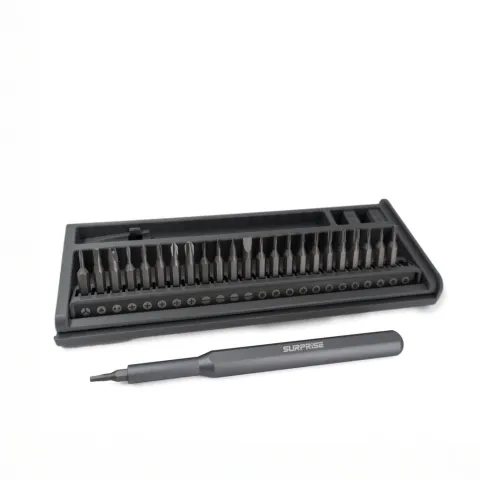 JUEGO DE DESTORNILLADORES DE PRECISION  26 EN 1 CRV ACERO (GRIS FOSFATO) J2008-2