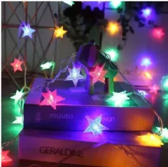 GUIRNALDA NAVIDEÑA ESTRELLA 3M/20 LUCES/USB MODV-0019 - VARIOS - COLORES