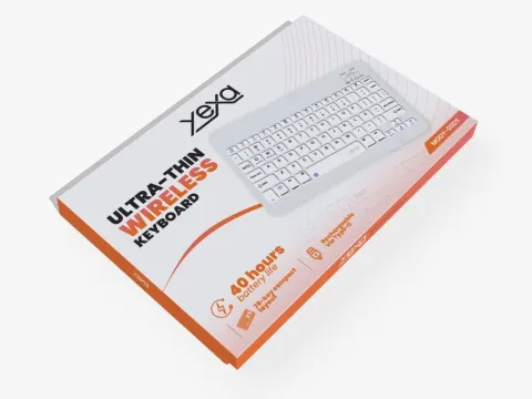 TECLADO BT ULTRAFINO COLORES MODY-00DY - YEXA - ROSA