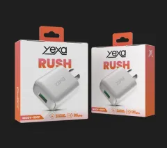 ADAPTADOR-CARGADOR 220V 4.8A RUSH 1USB MODY-00FP - YEXA - BLANCO