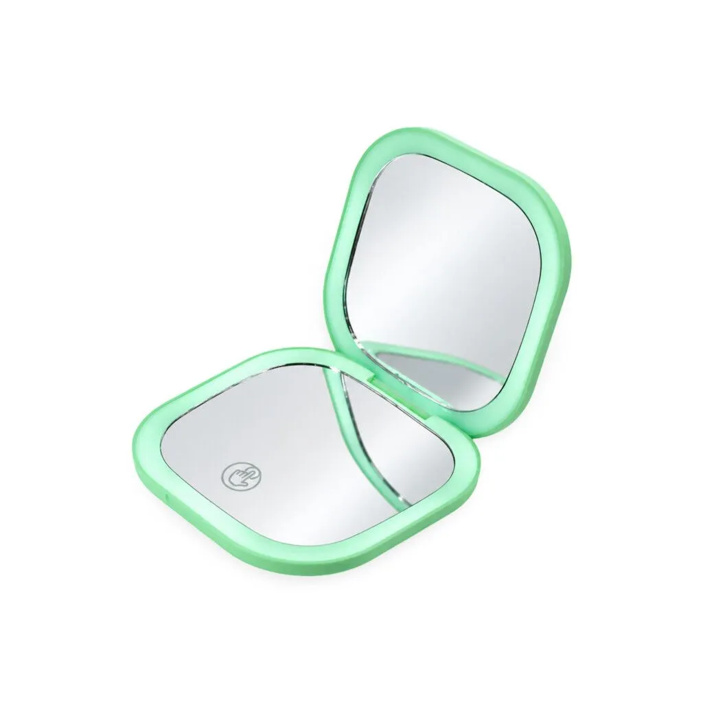 MINI ESPEJO DE BOLSILLO CON LED MODV-00K9 - VARIOS - VERDE