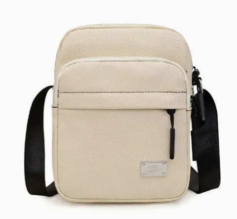 BOLSO CUADRADO SIMIL CUERO MODV-00LP - VARIOS - BEIGE