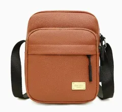 BOLSO  CUADRADO SIMIL CUERO MODV-00LP - VARIOS - MARRON