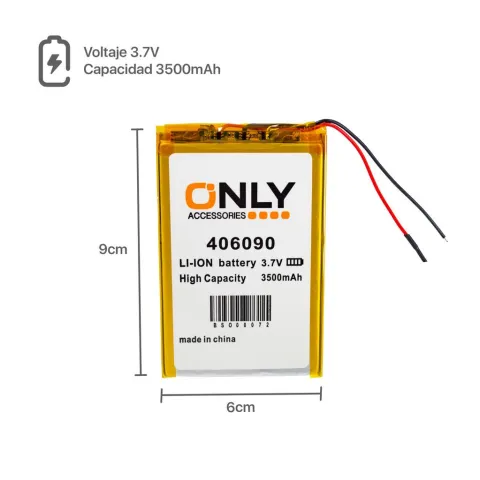 BATERIA DE TABLET 406090 - 3500mAh - 6 x 9 cm