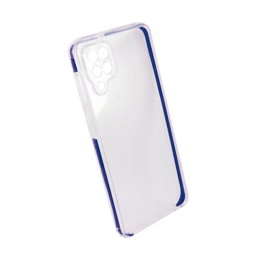 TPU ACRILICO TRANSP. MOD 157 - SAM A52S - AZUL